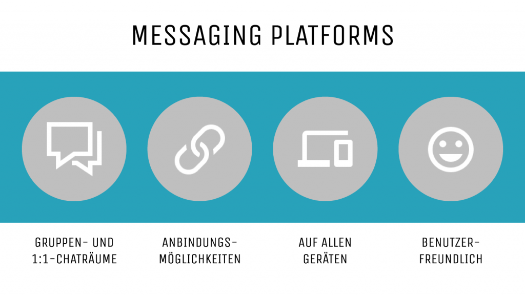 Vorteile von Messaging Platforms