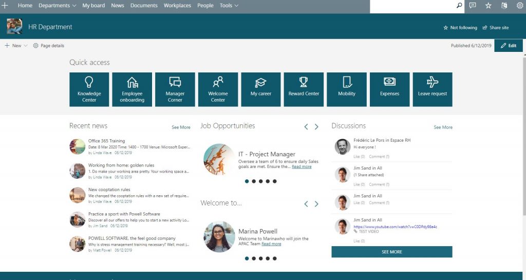 Powell Intranet | Digital Workplace Agentur | Kronsteg