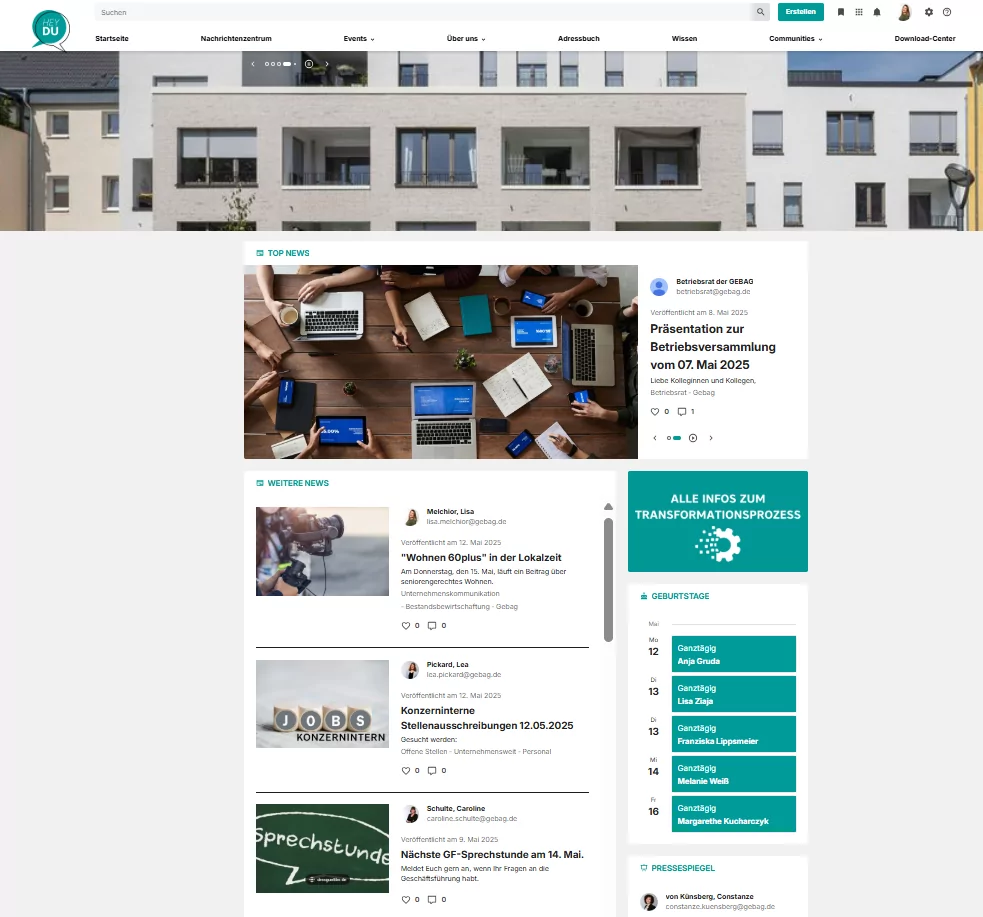 LumApps: Ein Einblick in das Intranet